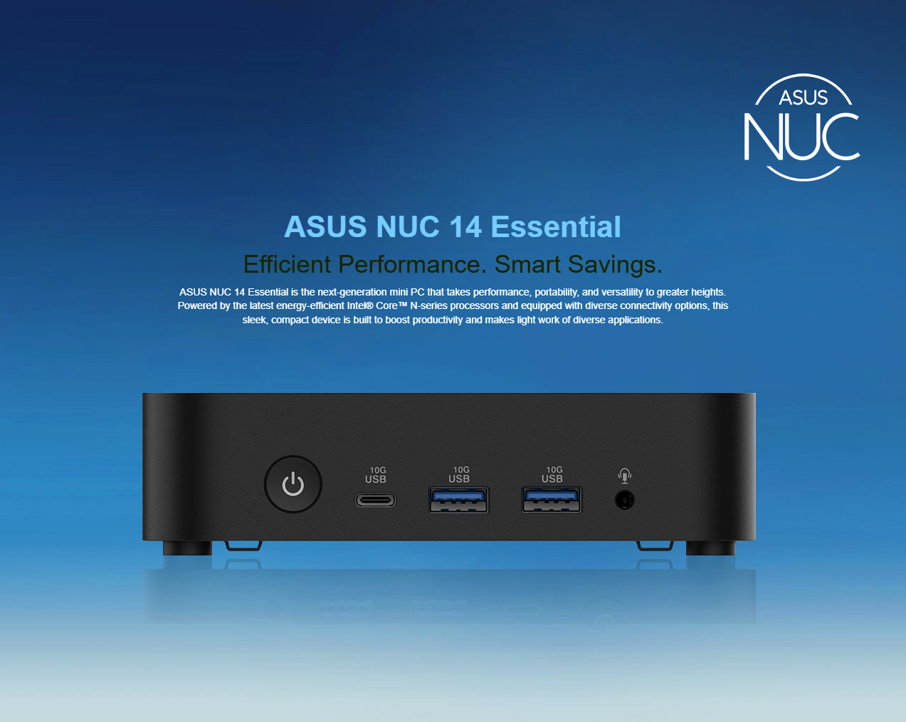 ASUS NUC 14 Essential Intel Processor N150, 8GB DDR5 RAM 256GB SSD ...