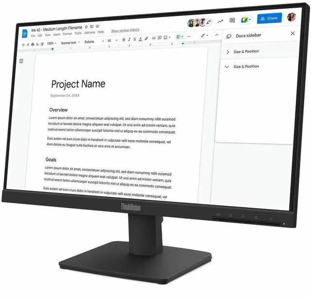 Lenovo ThinkVision S22-4e 21.5" IPS Computer Monitor - 1920x1080 ...