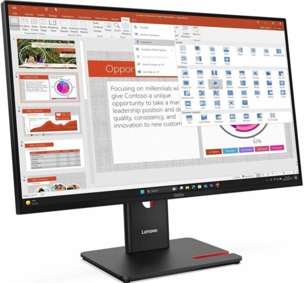 Amazon.com: Lenovo ThinkVision T27-40 27" Class Full HD LED Monitor ...