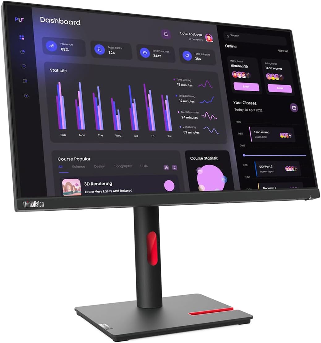 Amazon.com: Lenovo ThinkVision S27i-30 27 Full HD LED Monitor - 16:9 ...
