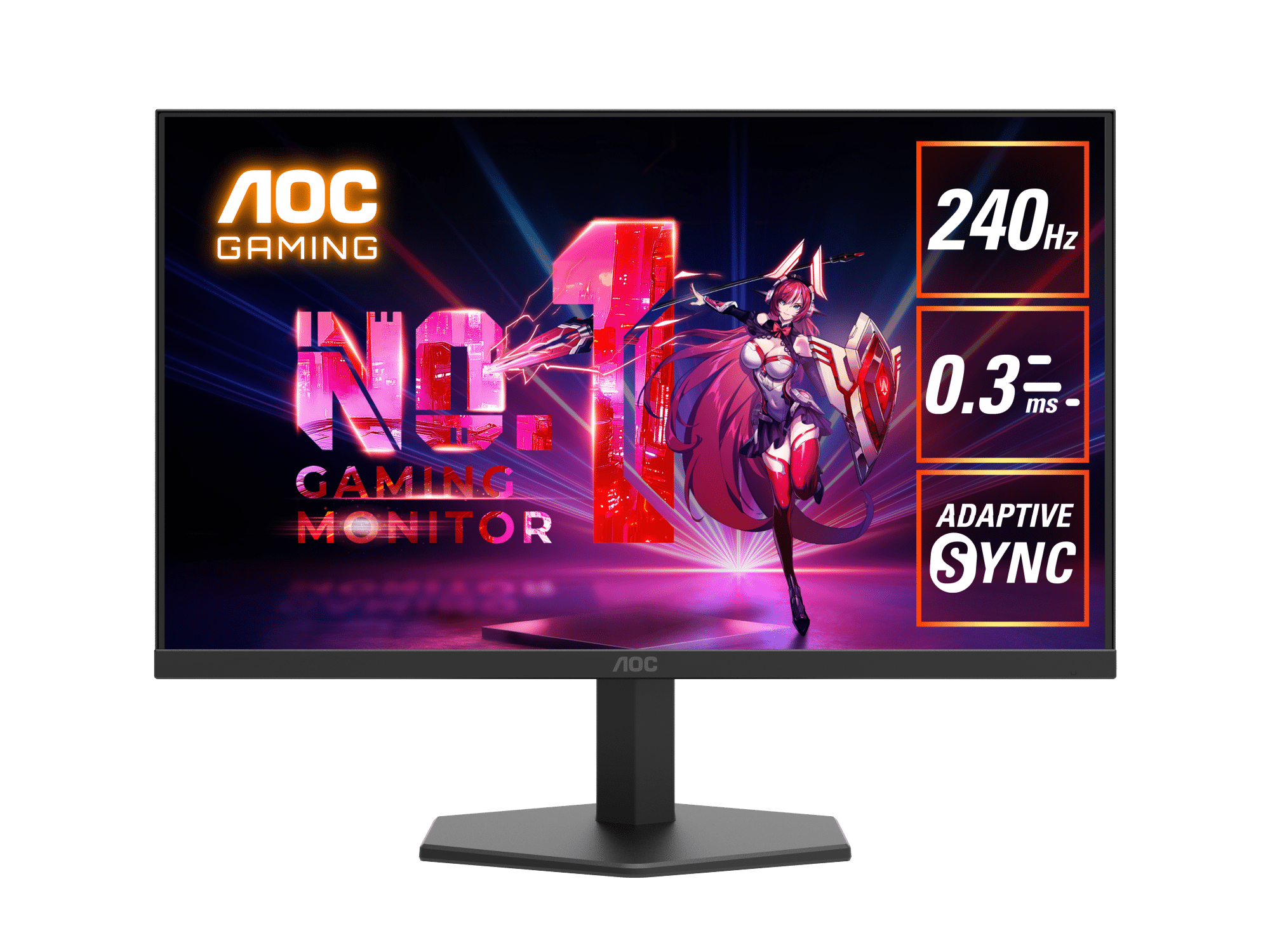 24G11ZE 23.8" 240Hz Gaming Monitor - AOC Monitor