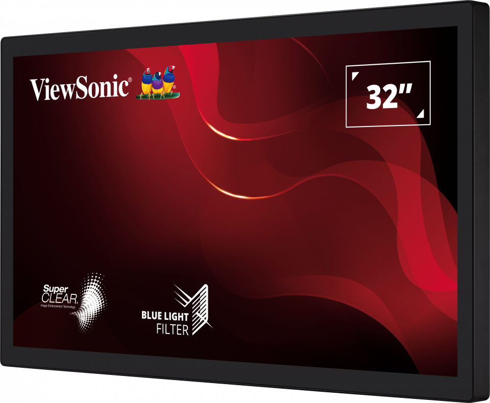 ViewSonic TD3207 32" Open Frame Touch Monitor with 24/7 Operation ...