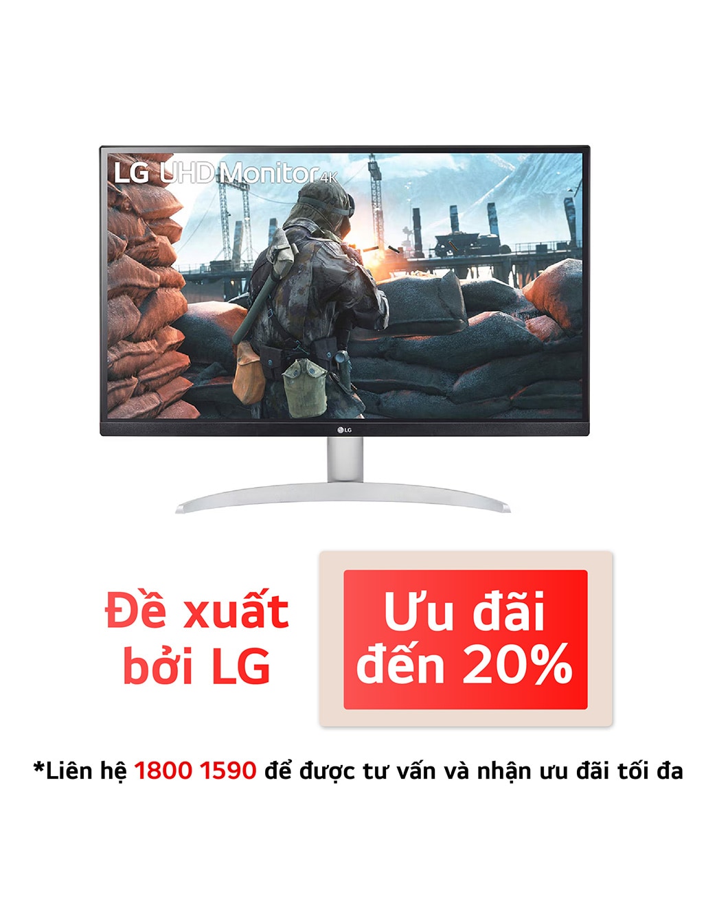 Màn hình máy tính LG UHD 4K 27" IPS VESA DisplayHDR™ 400 27UP600K-W ...